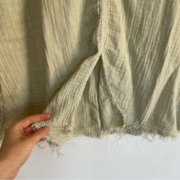 Stark X Women's Light Green Mini Dress Raw Hem Spaghetti Strap Sleeveless XS - Picture 4 of 11